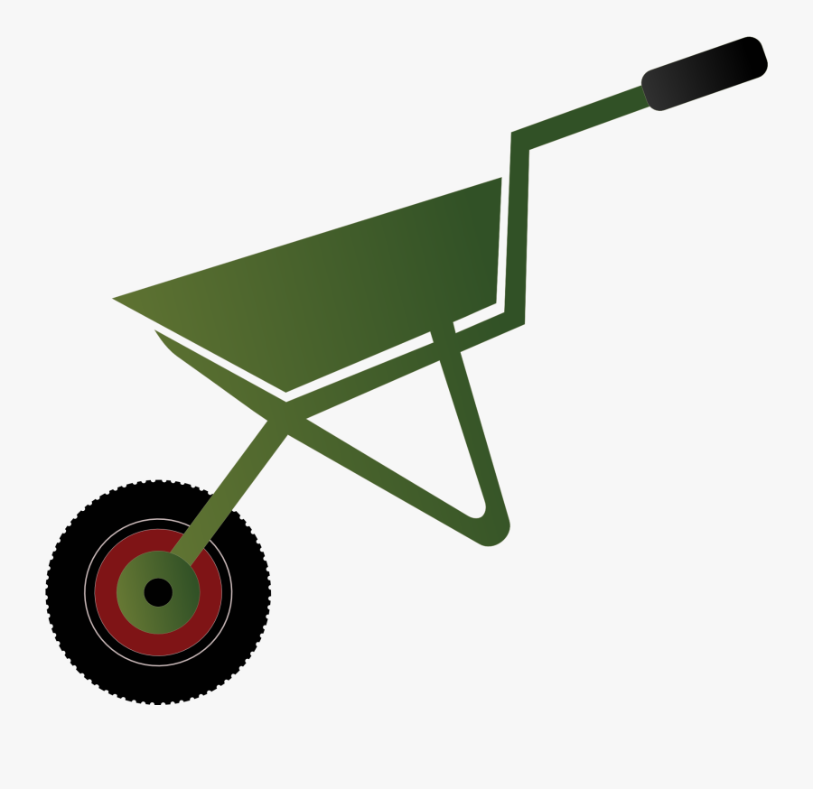 Clip Art Abstract Farm Wheel Barrow Scalable - Tools Used By The Farmer Clip Art, Transparent Clipart