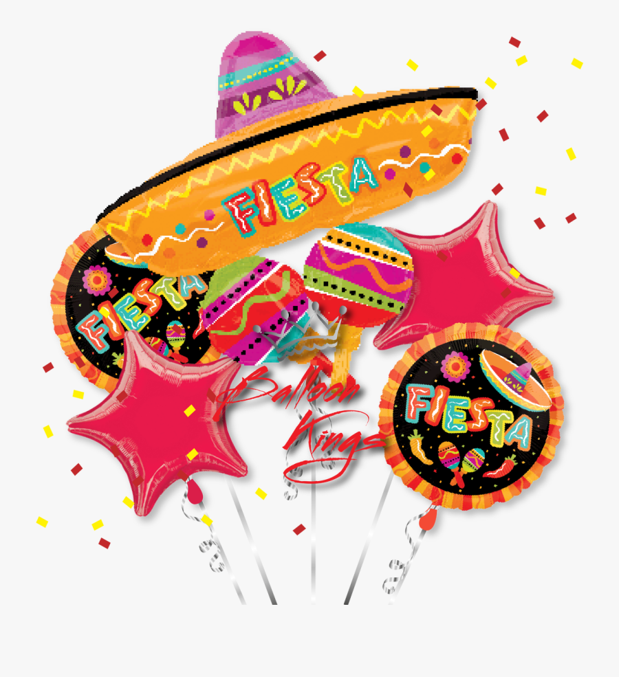 Fiesta Sombrero Fun Bouquet - Sombrero Cinco De Mayo Decorations, Transparent Clipart