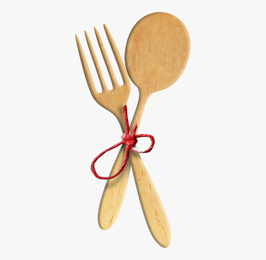 Element - Wooden Spoon And Fork Clipart, Transparent Clipart