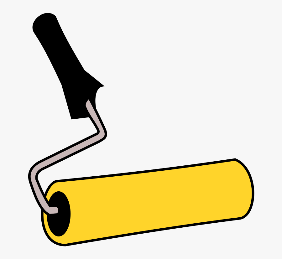 Paintbrush Paint Rollers Painting - Paint Roller Clipart, Transparent Clipart