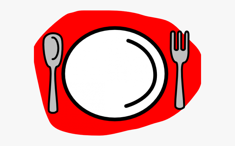 Spoon And Fork Clipart - Plate Spoon And Fork Png, Transparent Clipart