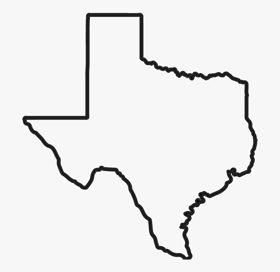 State Of Texas Outline Png - Texas State Outline Png, Transparent Clipart