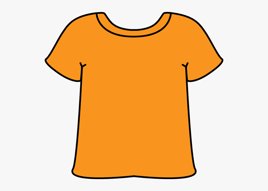 Collection Of Clothes Clipart No Background High Quality - Orange T Shirt Clipart, Transparent Clipart