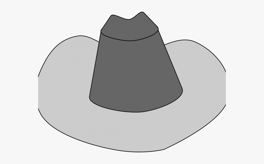 Cowboy Hat Clipart Sombrero - Gray Cowboy Hat Clip Art, Transparent Clipart