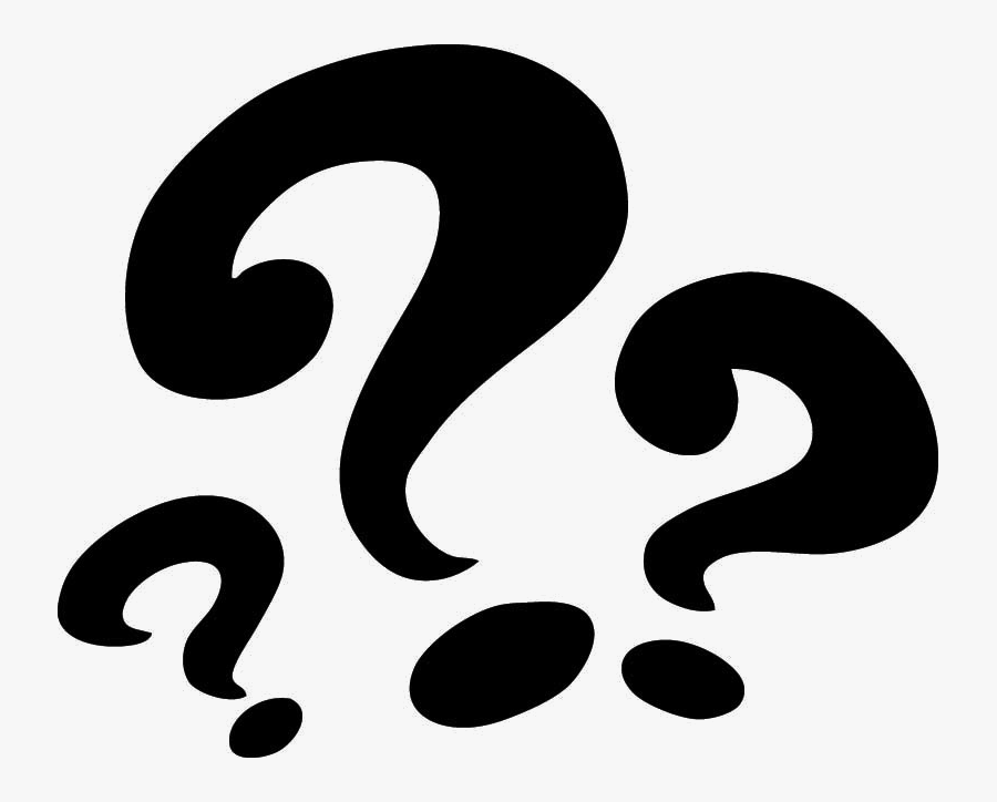 Question Mark Free Clip Art On Clipart Transparent - Question Marks Clipart Black And White, Transparent Clipart