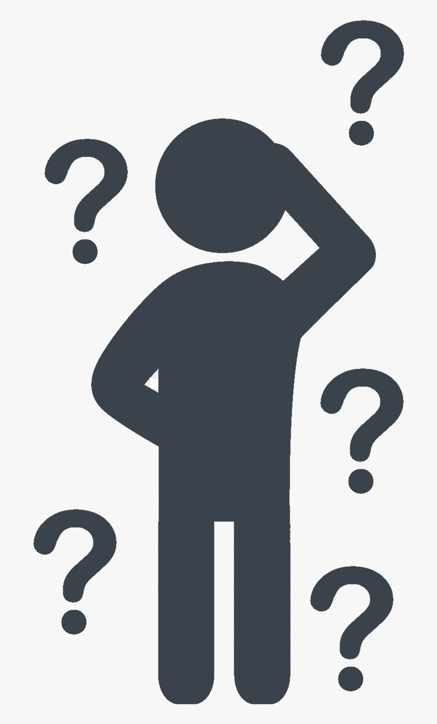 Question Mark Person With Icon Man Transparent Clipart - Transparent Background Question Icon, Transparent Clipart