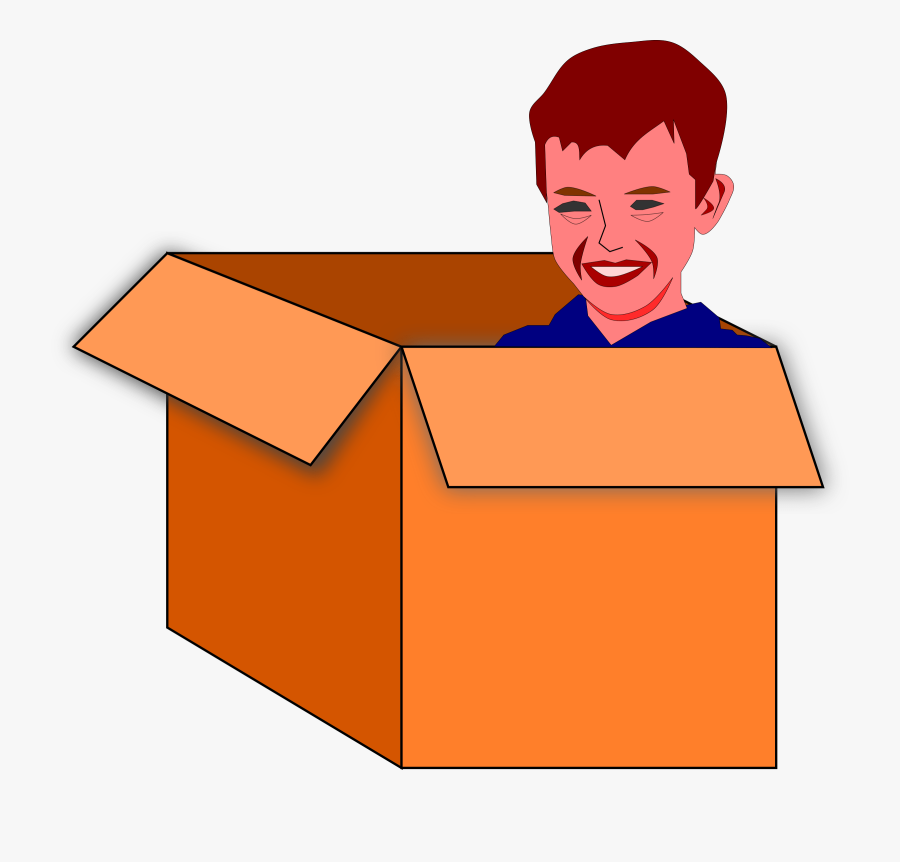 Thumb Image - Child In A Box Cartoon, Transparent Clipart