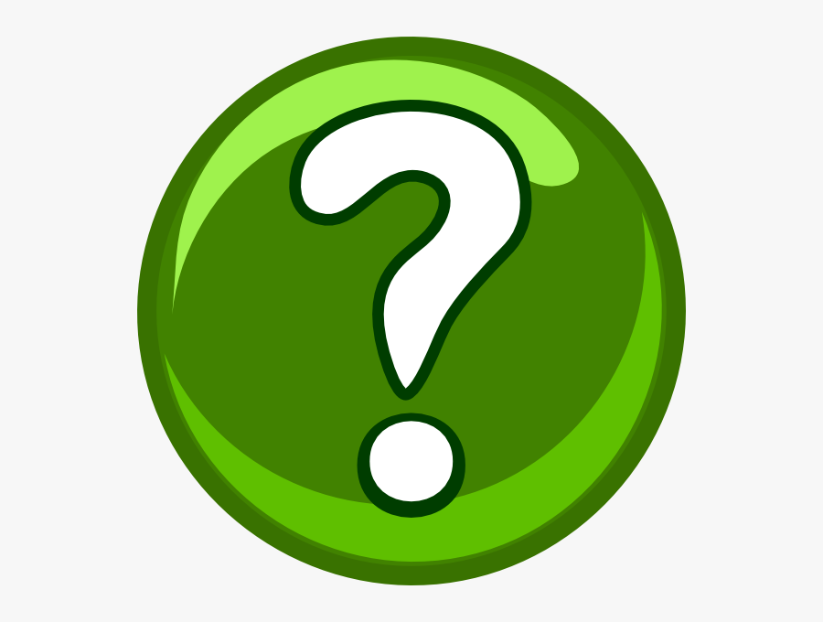 Question Mark Icon Green, Transparent Clipart