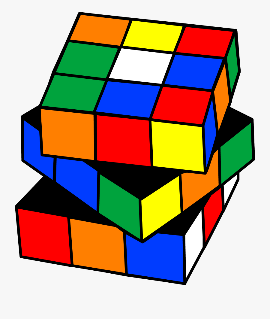 Toy Clipart - Rubik's Cube Clip Art, Transparent Clipart