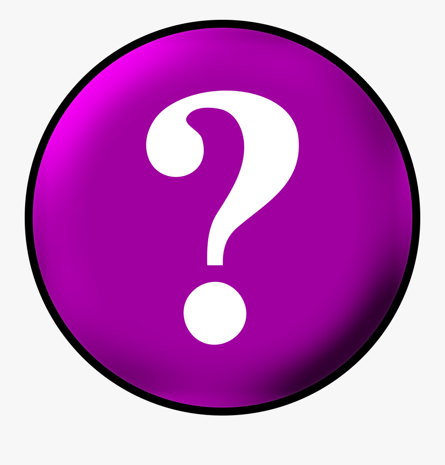 Clip Art Purple Question - Question Mark Image Png Red, Transparent Clipart