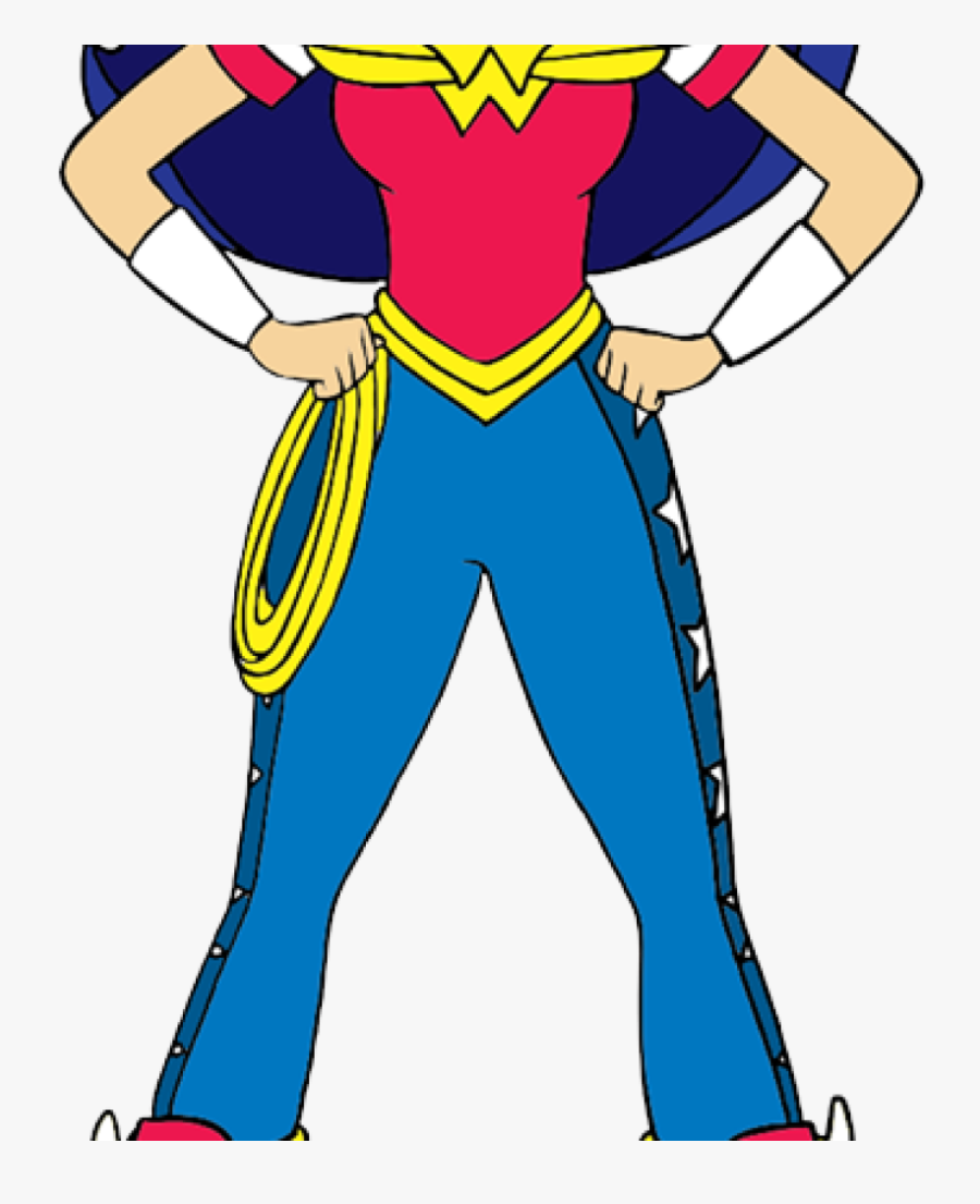 Supergirl Clipart 19 Supergirl Svg Library Download - Wonder Woman Dc Superhero Girls Characters, Transparent Clipart