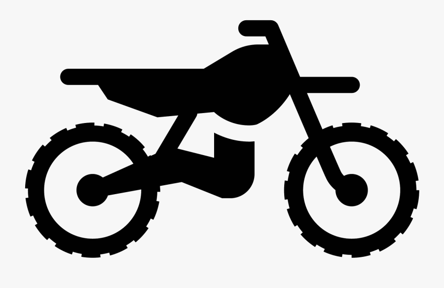 Transparent Dirt Bike Clipart Free - Simple Dirt Bike Clipart, Transparent Clipart