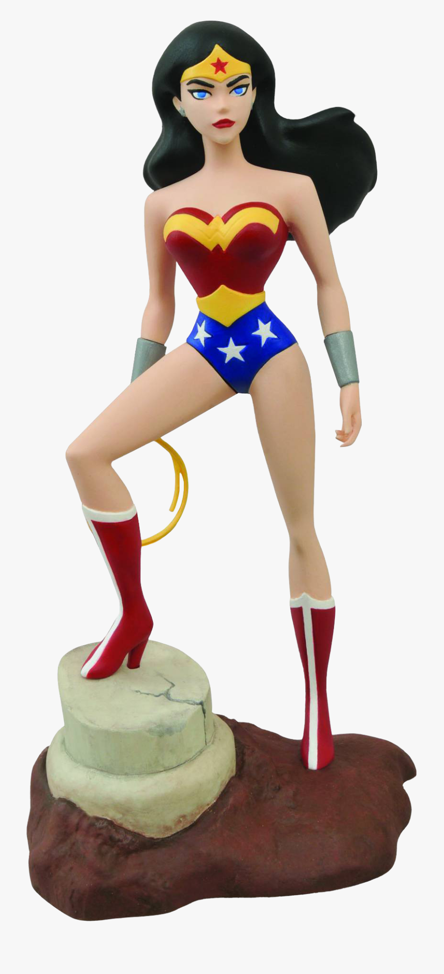 Justice League Animated Series Wonder Woman - Wonder Woman Statue Bruce Timm, Transparent Clipart