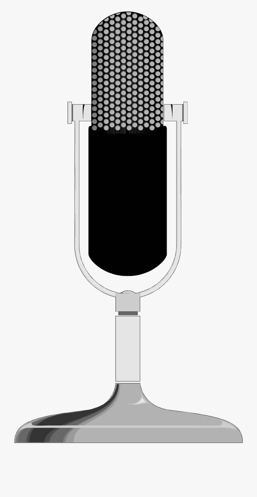 Banner Library Stock Free Stock Photo Illustration - Rap Microphone Drawing Transparent Background, Transparent Clipart