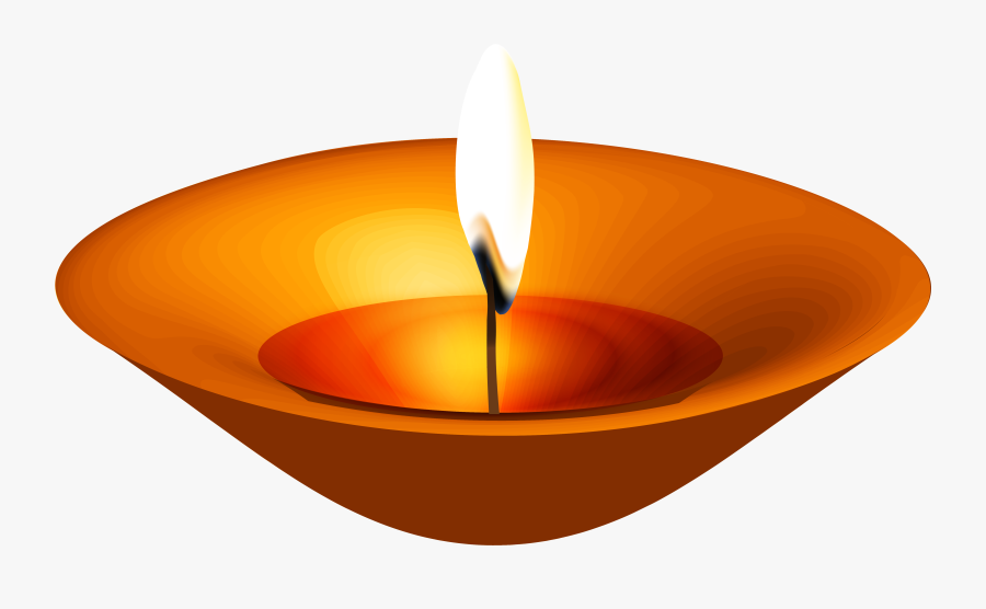 Book And Candle Clipart - Diya Clipart Of Diwali, Transparent Clipart