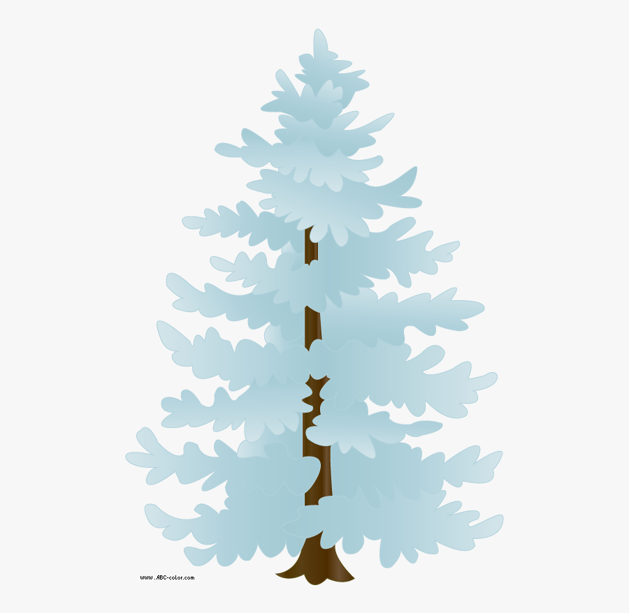 Transparent Pine Trees Clipart - Tree Covered In Snow Clipart, Transparent Clipart