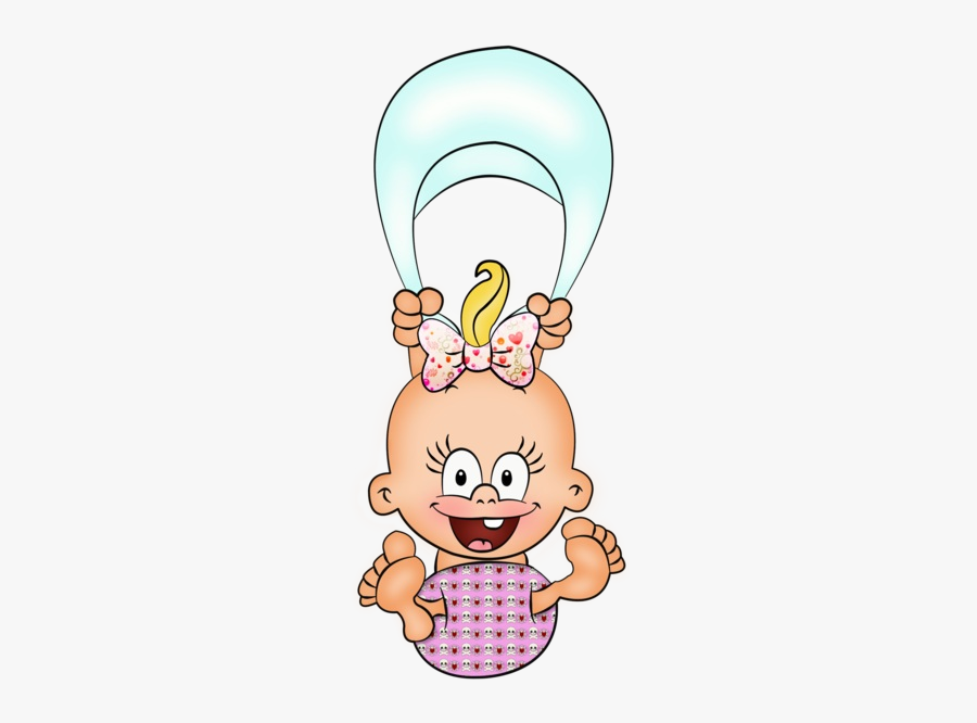 Funny Baby Girl Cartoon Clipart Height - Funny Baby Free Clipart, Transparent Clipart