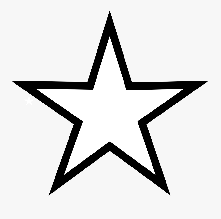 Transparent Star Clip Art - Star Clipart Black And White, Transparent Clipart