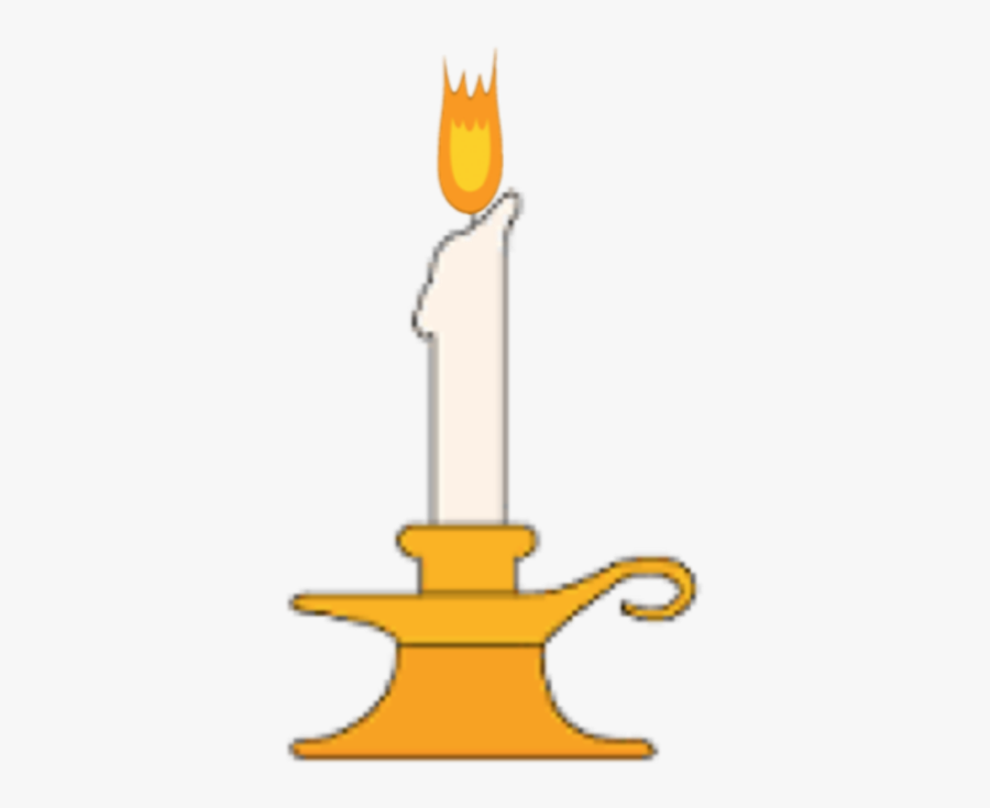 Candle Clipart Long Candle - Animated Candle, Transparent Clipart