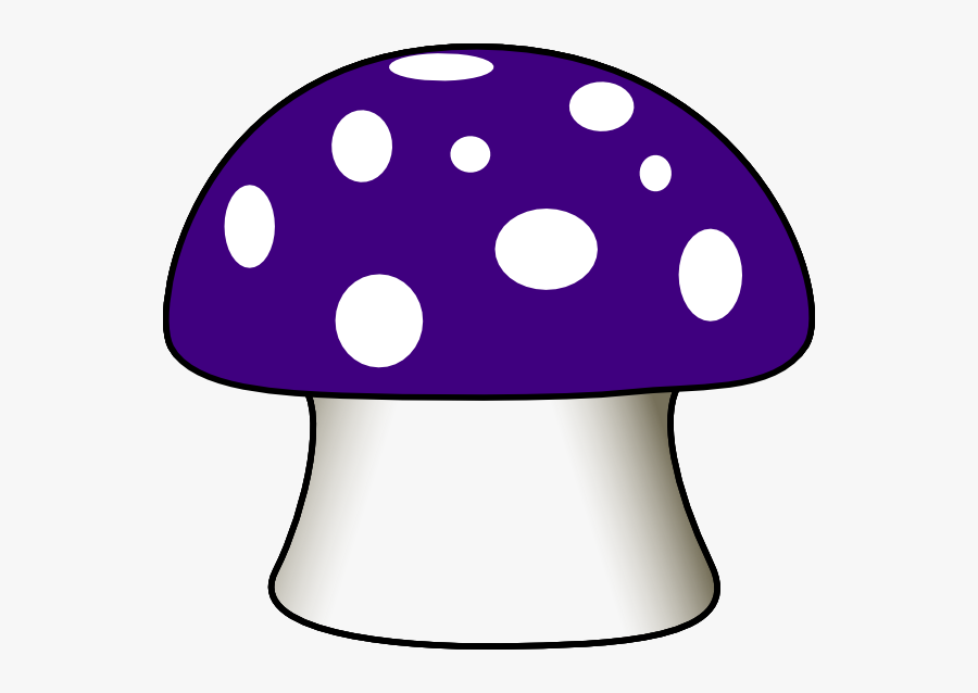 Purple Mushroom Clipart, Transparent Clipart