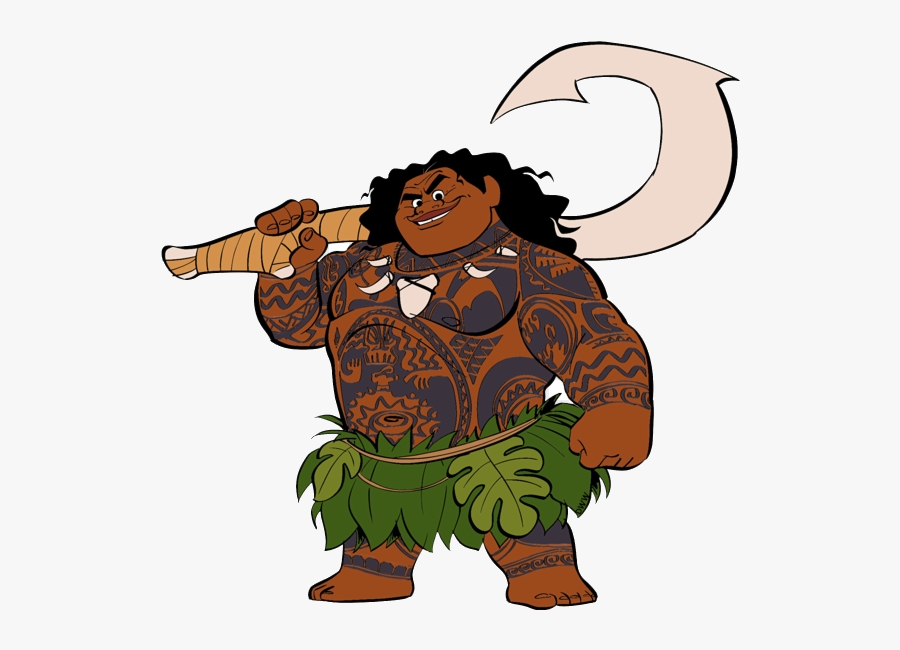 Maui From Moana Clipart, Transparent Clipart