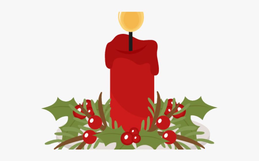 Christmas Candle Clipart - Christmas Candle Design Clipart, Transparent Clipart