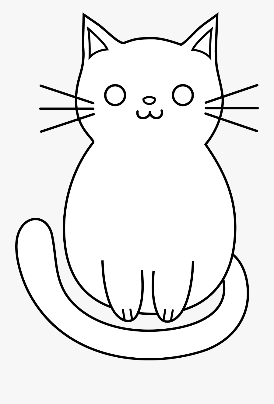 Cute Dog And Cat Clipart - Cartoon Easy Cats, Transparent Clipart