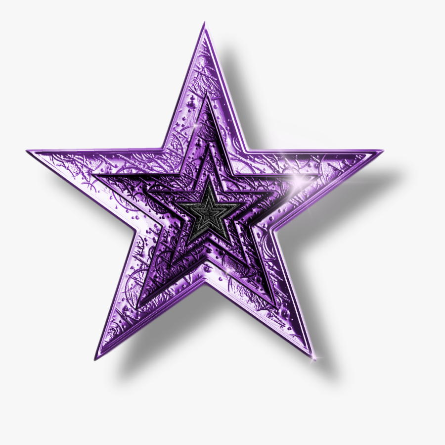 Glitter Clipart Shooting Star - Star Purple, Transparent Clipart