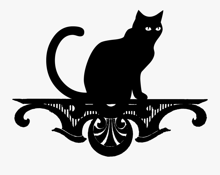 Png Black Cat - Gothic Halloween Clip Art , Free Transparent Clipart ...