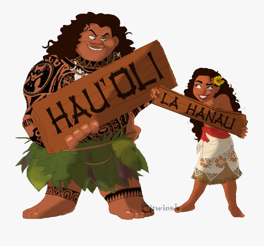 Maui And Moana Png, Transparent Clipart