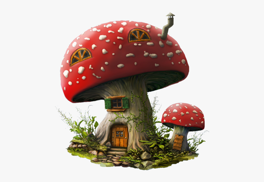 House Drawing Mushroom Png File Hd Clipart - Mushroom Fairy House Drawing, Transparent Clipart