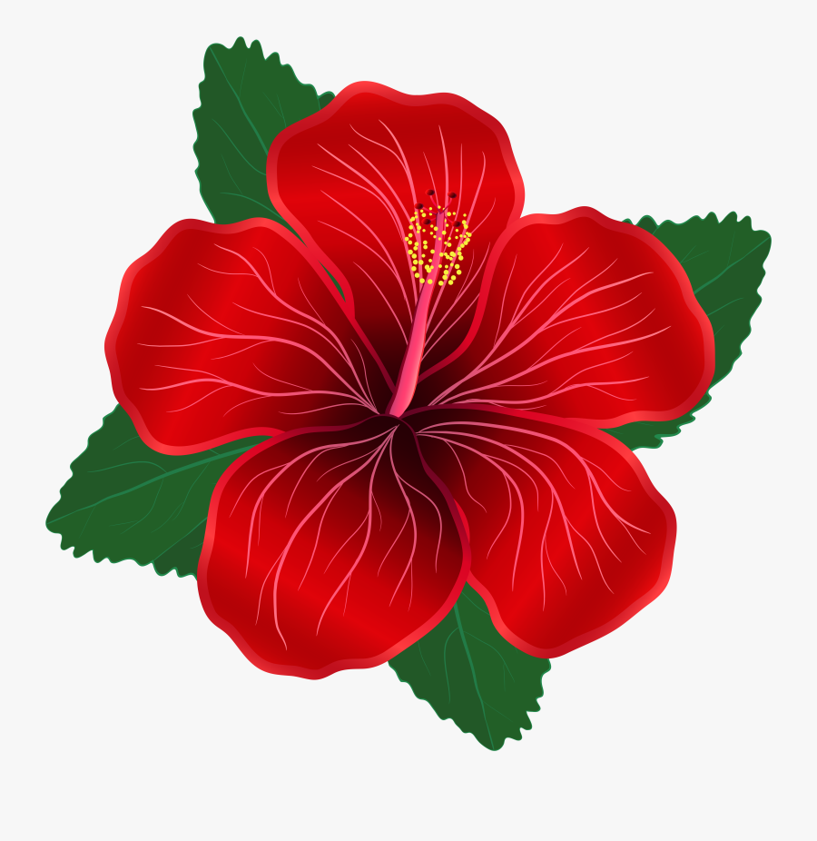 Red Png Image Clip - Red Flower Clipart Png, Transparent Clipart
