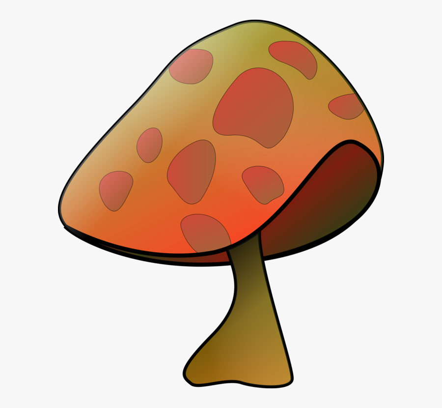 Free Vector Mushroom Clip Art - Mushroom Clip Art, Transparent Clipart