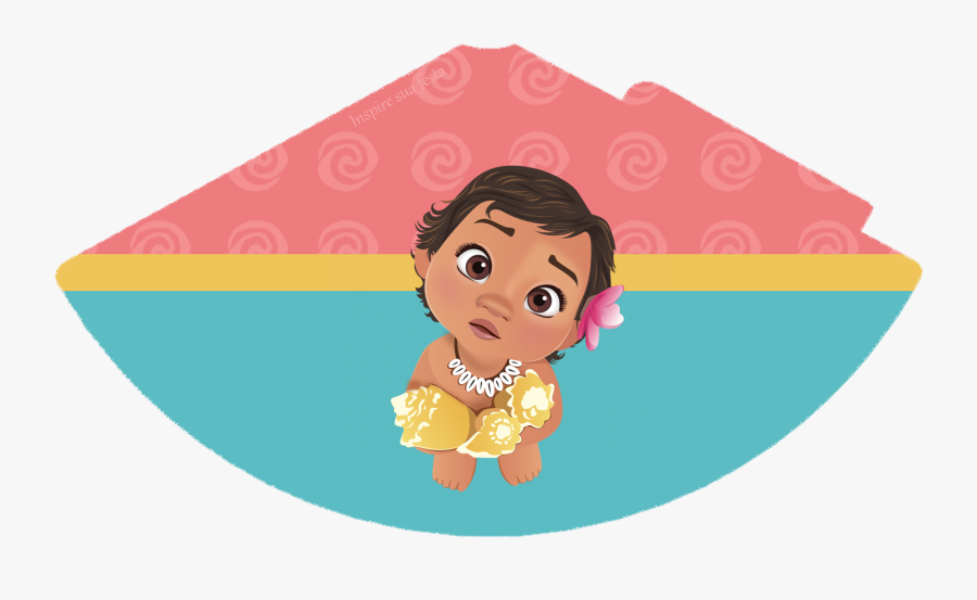 Baby Personalizados Gratuitos Inspire - Chapeuzinho De Festa Moana Baby, Transparent Clipart