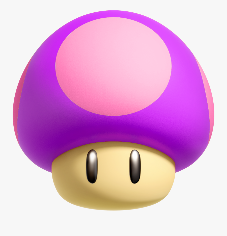 Pixel Clipart Mario Mushroom - Poison Mushroom Mario Kart, Transparent Clipart