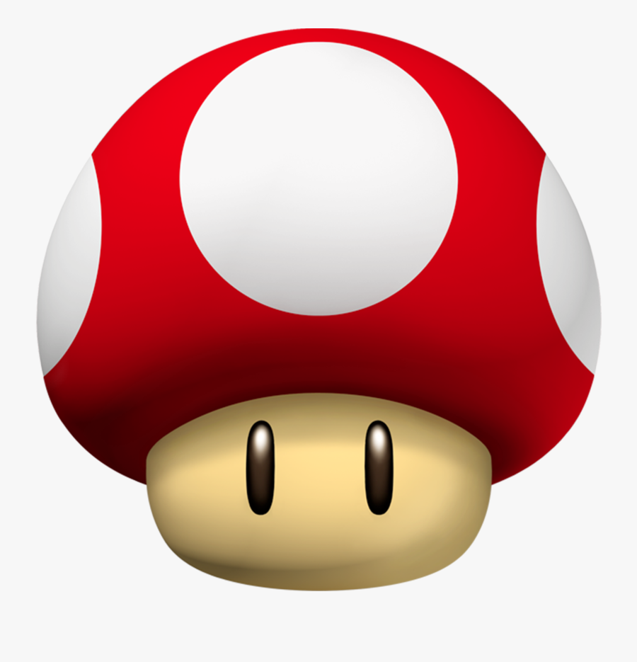 Mushroom - Super Mario Mushroom, Transparent Clipart