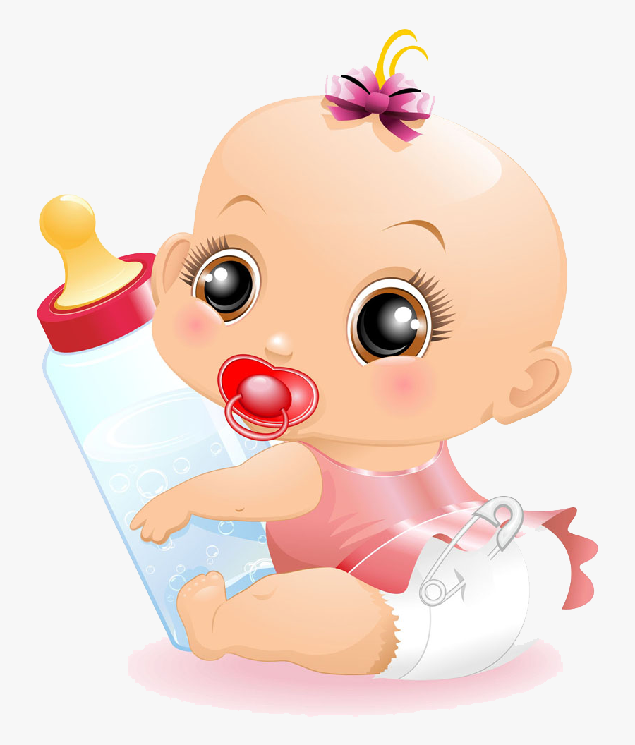 Baby Food Infant Bottle Child Free Clipart Hq Clipart - Bebe Con ...