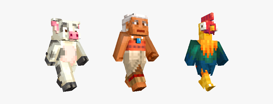 Also Arriving On New Versions Of Minecraft And Nintendo - Skin De Moana Minecraft, Transparent Clipart