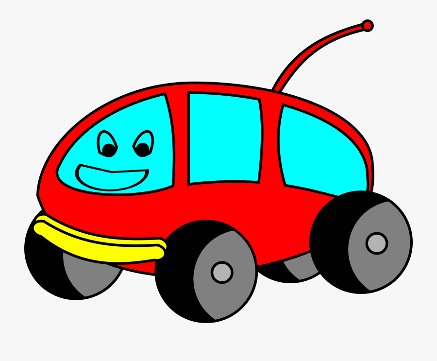 Campervan1 - Car With A Face, Transparent Clipart