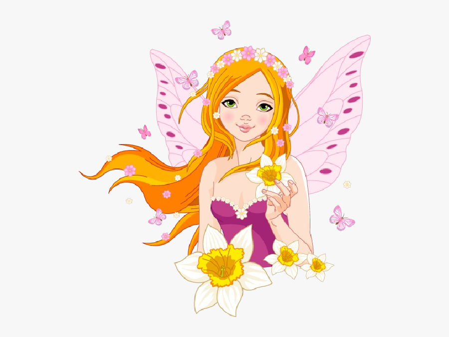 Spring Fairy Cartoon, Transparent Clipart