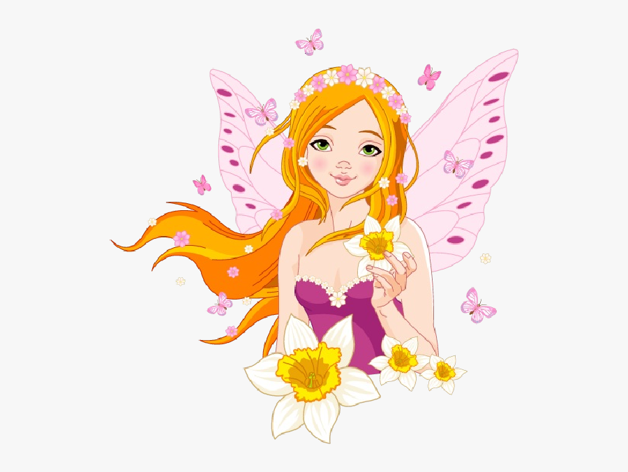 Spring Fairy Cartoon , Free Transparent Clipart - ClipartKey