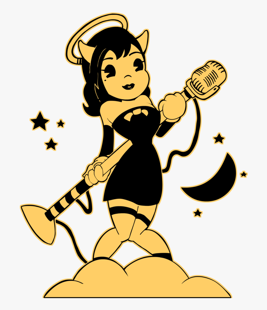 Sing Clipart Bad Singing - Bendy And The Ink Machine Alice Angel Cutout