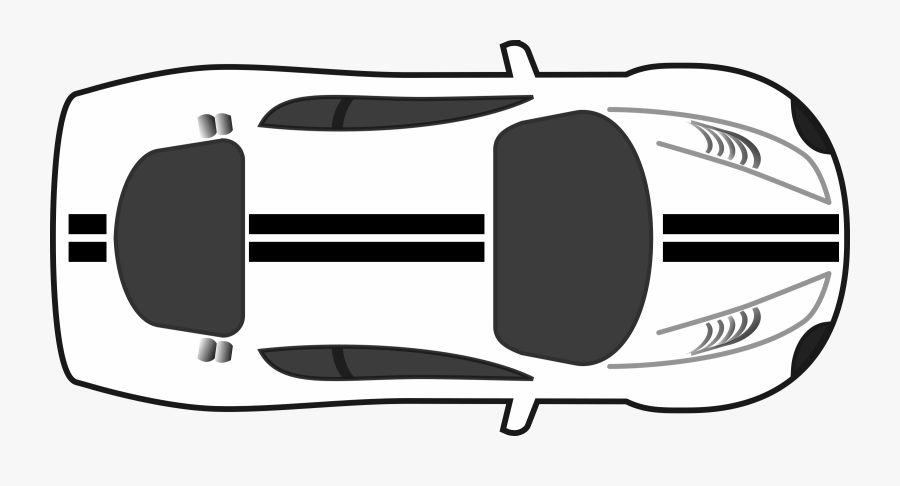 Car Clipart Topdown Clipart Free Stock - Race Car Top Down Clipart, Transparent Clipart