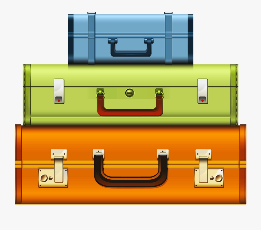 Transparent Suitcases Png Clipart Picture - Clipart Suitcases, Transparent Clipart