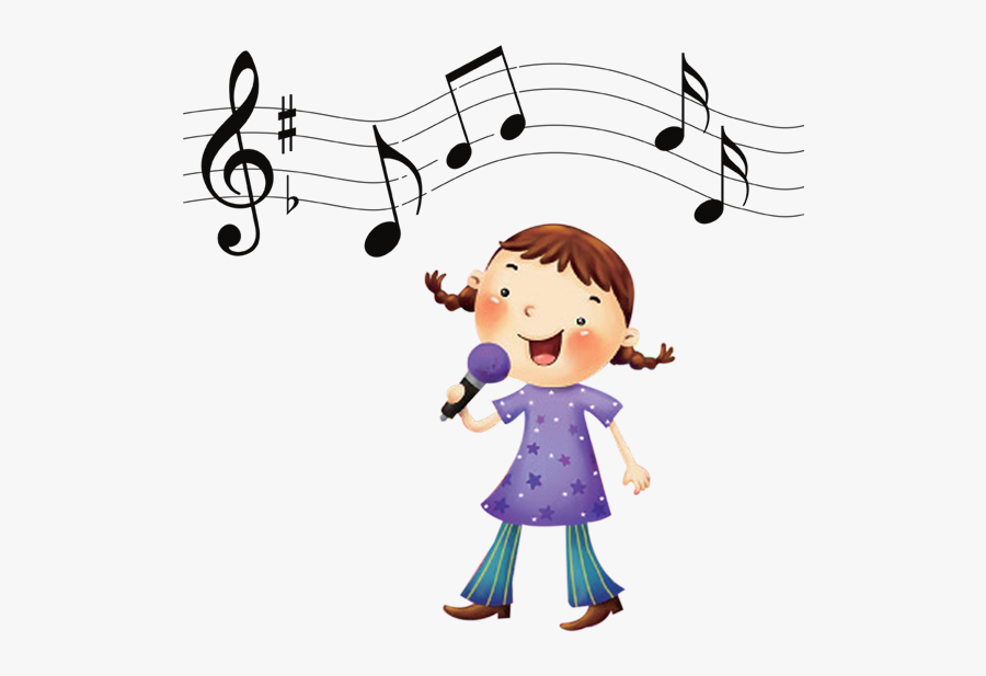 Clip Art Library Download Scale The Little Transprent - Girl Singing Clipart, Transparent Clipart