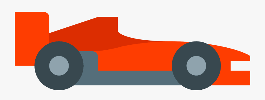 Clip Art Race Car Side View - Formula One Car Icon, Transparent Clipart