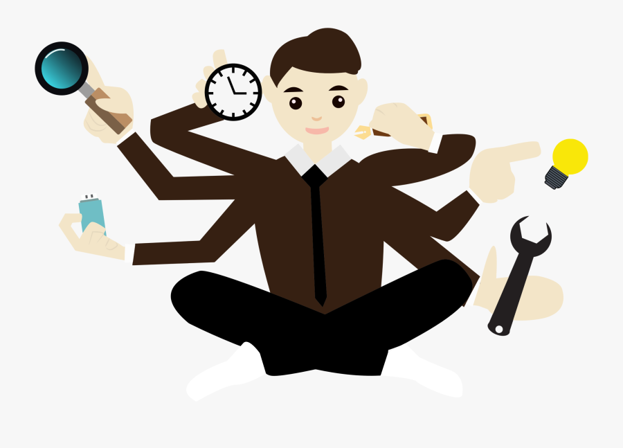 Human Behavior,thumb,business - Multitasking Png, Transparent Clipart