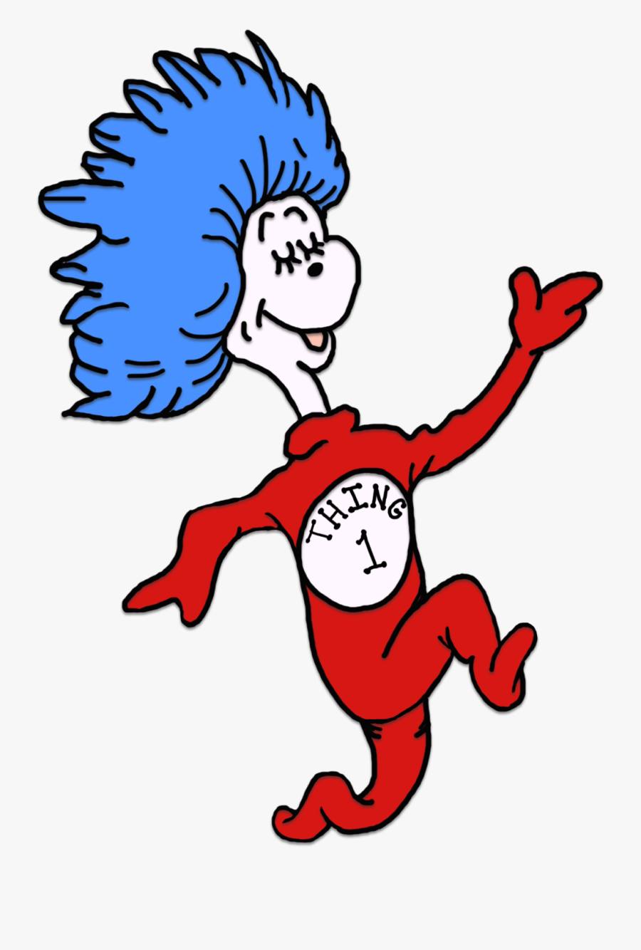 Seuss Clipart For Free Download - Thing 1 Dr Seuss, Transparent Clipart