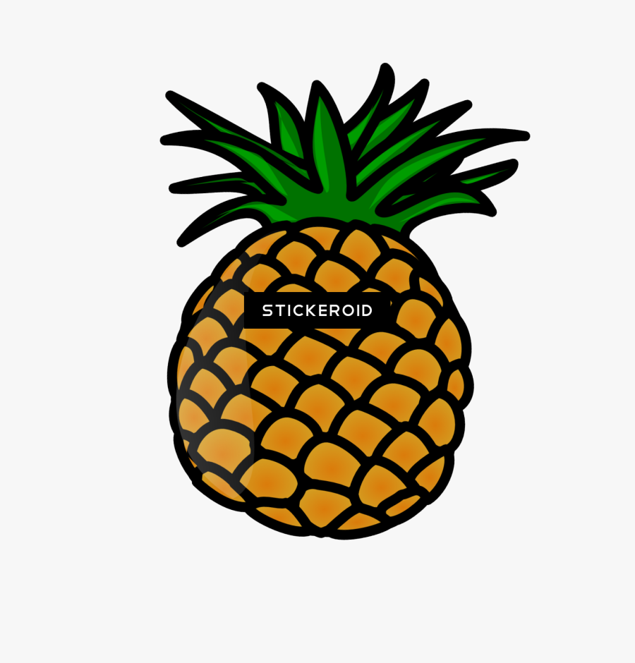 Cartoon Pineapple Clip Art - Pineapple Fruit Clipart, Transparent Clipart