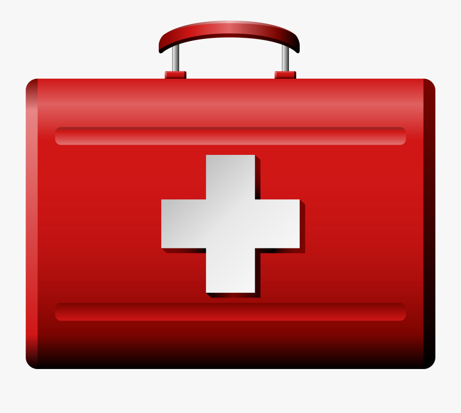 Medical Bag Png Clipart - Red Cross Box Png, Transparent Clipart